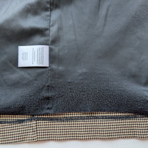 Mod Cloth Women's Brown Midi Wrap Sideways Structure Lined Skirt Small - Picture 10 of 10